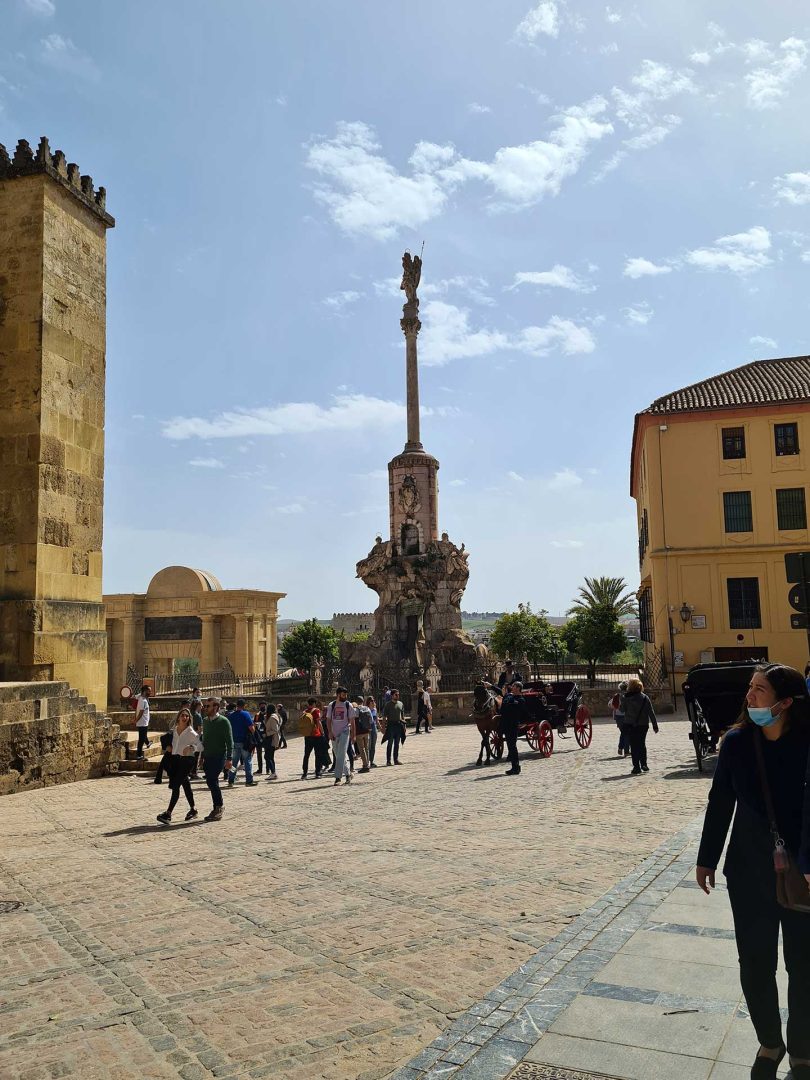 San Rafael Engel Statue in Córdoba – Wohnmobil-Rundreise Spanien